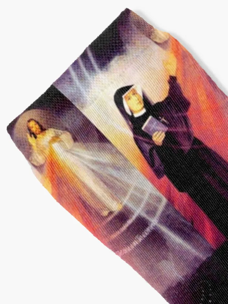 Saint Faustina Kowalska Secretary of Divine Mercy Socks Basketball Socks Halloween Socks Christmas Stocking