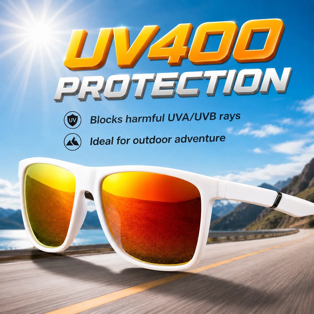Fishing Sunglasses Polarized - COOLMEN แว่นตากันแดดโพลาไรซ์สำหรับตกปลาผู้ชาย UV400 ป้องกันแสงสะท้อนแว่นตาขับรถแว่นตากีฬากลางแจ้งขี่จักรยานเดินป่าแว่นตากันแดด YZ15