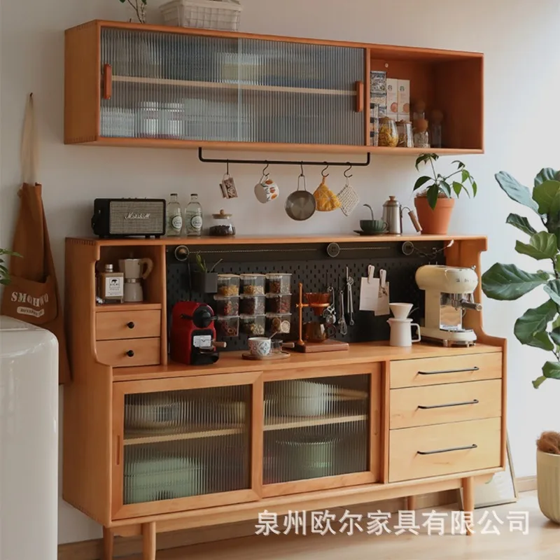 خزانة النبيذ خزانة للغرفة المعيشة عرض رائعة عالية التصميم خزانة للغرفة المعيشة أنيق ملون أثاث المنزل الدولاب XY40GZ #1