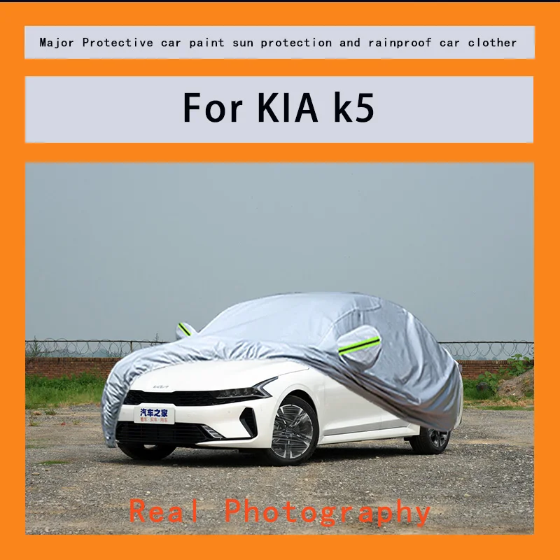 

﻿﻿For KIA k5 Car Covers Outdoor Waterproof Dustproof Sun Rain Snow Protection Thick Oxford Cloth Full Outer Cover