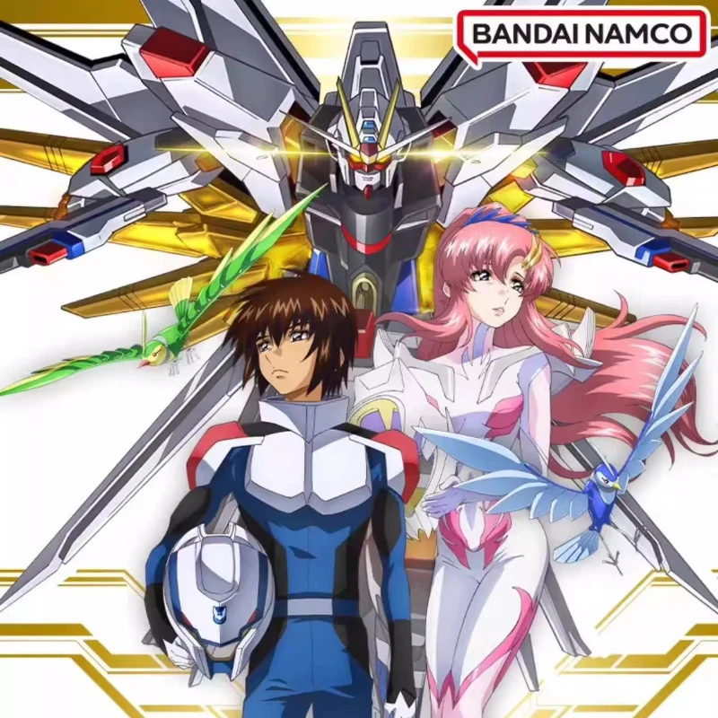 متوفر في المخزون بدلة متنقلة أصلية من Anime Bandai سلسلة بطاقات مجموعة Gundam SEED Kiralax Aslan