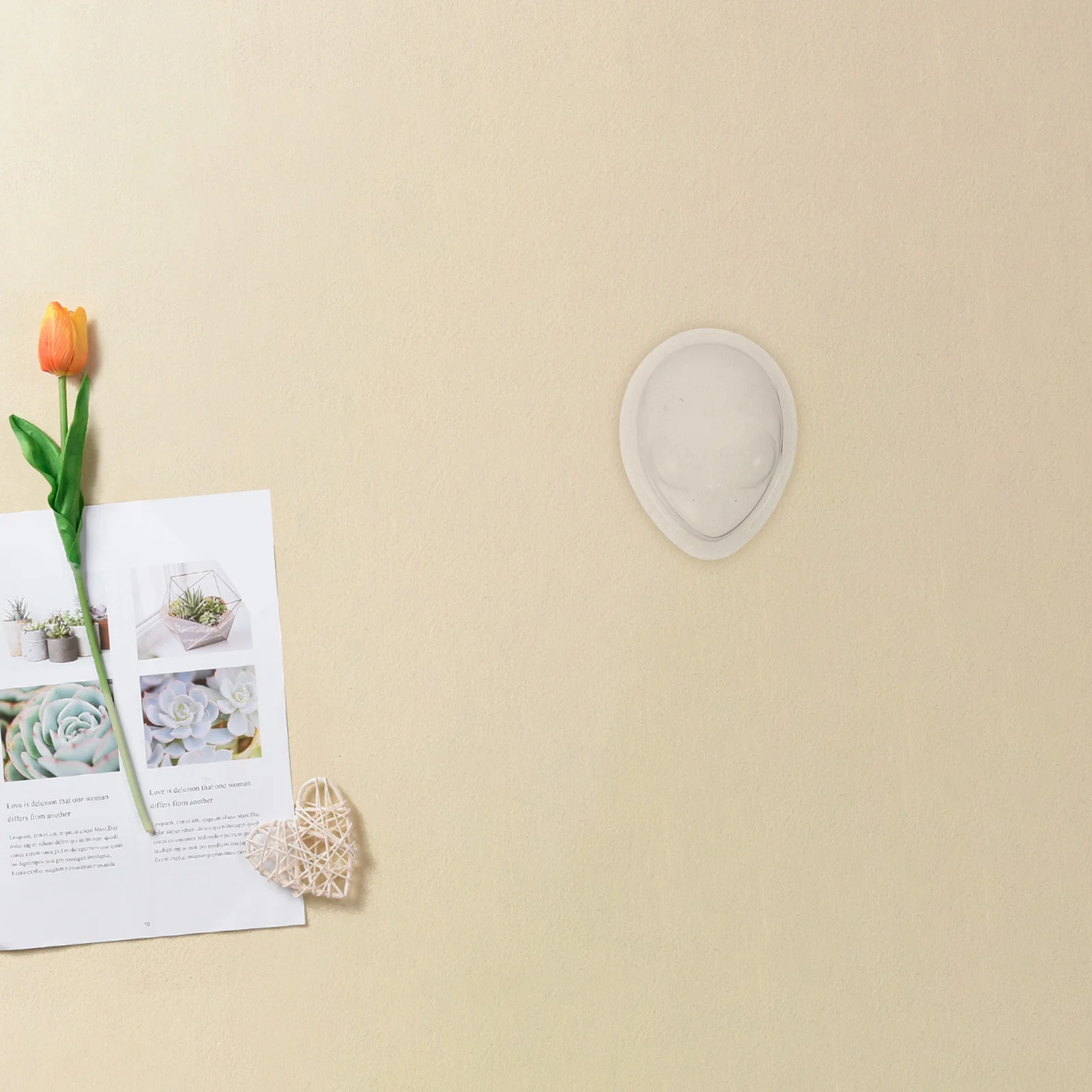 

6Pcs Transparent Protective Face Mask Clear Hard 3D Display Cover for 60Cm Bjd Anti-Scratch for Display