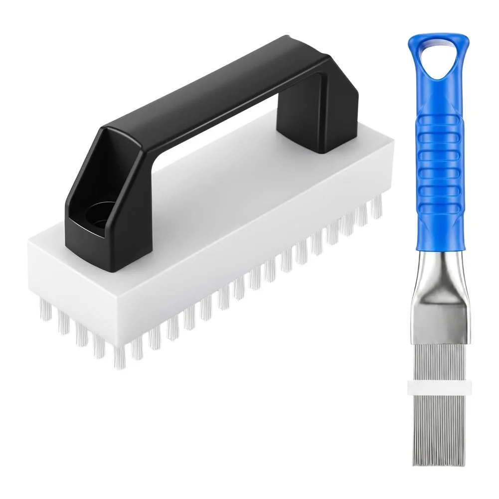 Stainless Steel 2-in-1 AC Fin Cleaner Tool Comb and Straightener for Air Conditioner Evaporator Condenser Coil Maintenance Needs