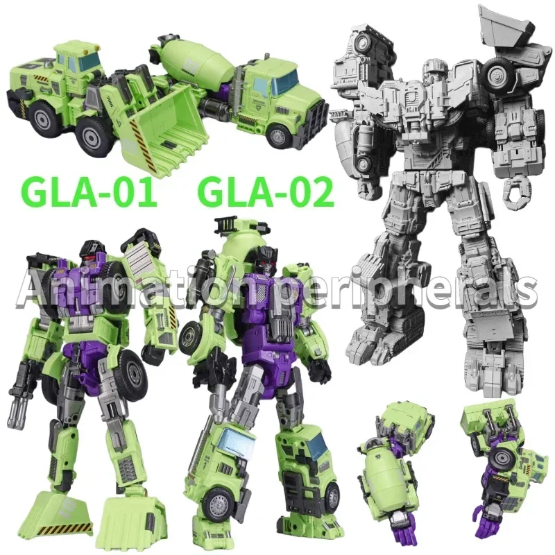 

IN STOCK Transformation Mecha Invasion Devastator Combiner GLA-01 Scrapper GLA-02 Mixmaster MP Scale Action Figures Collection