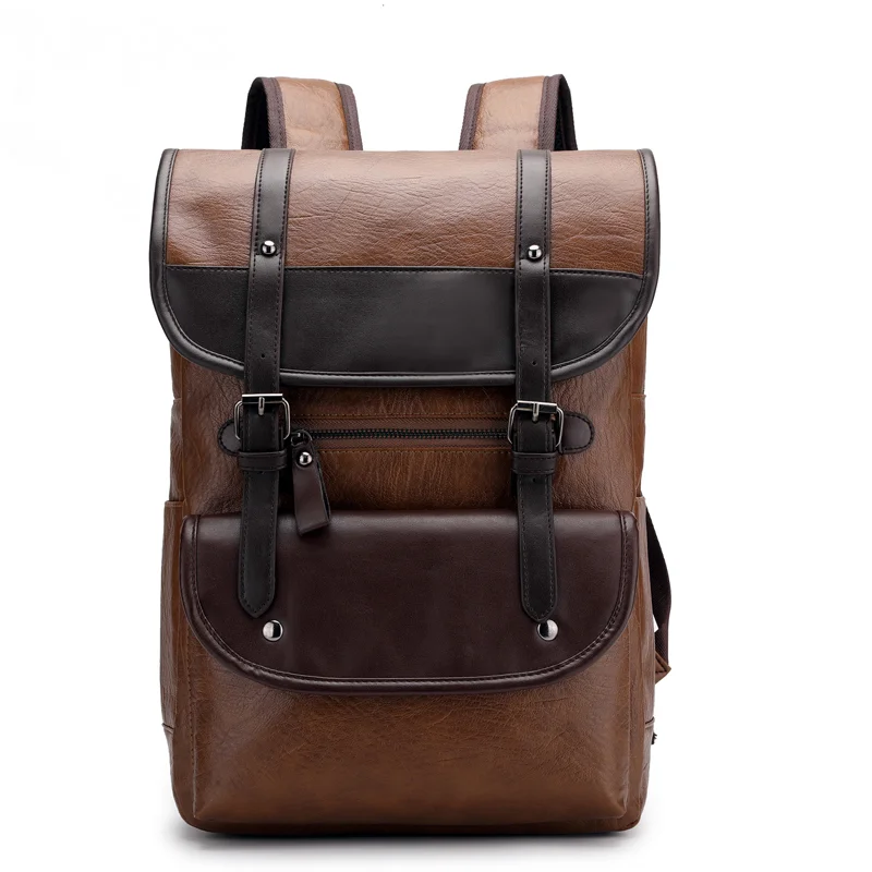 New Trendy Men's Computer Bags Super Large Capacity Teenager Student School Bag Vintage Men's Leisure Travel Business Simple