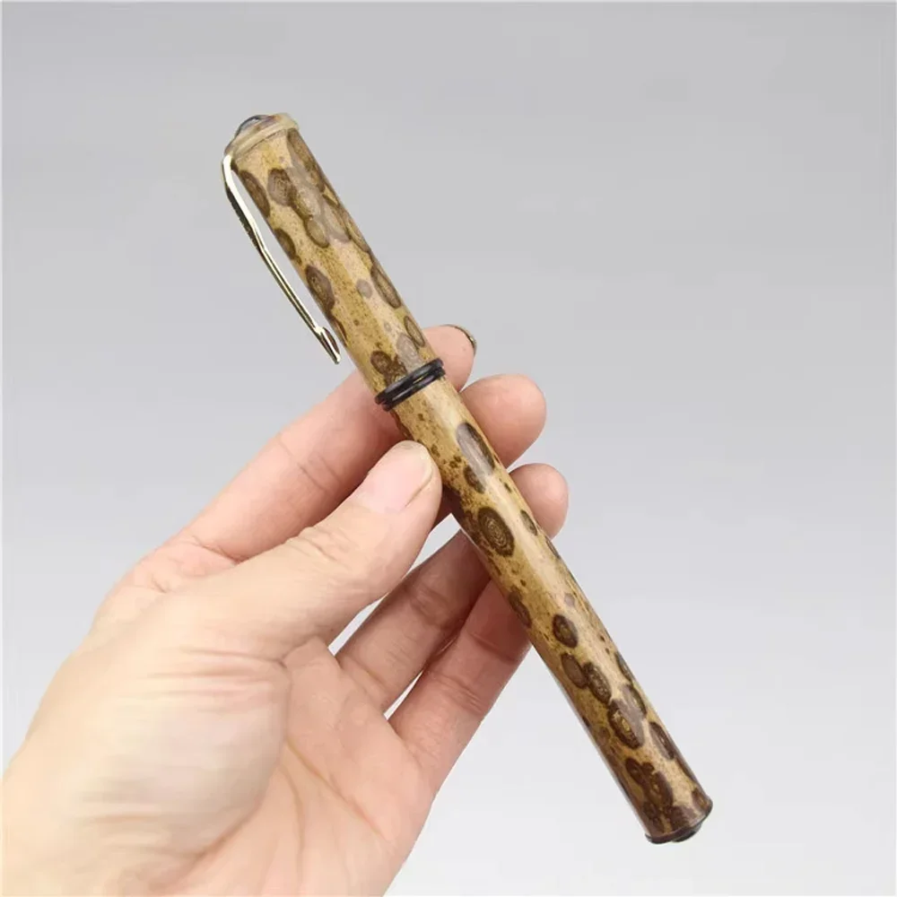 

New Yilian JU 0008 bamboo Fountain pen 0.5mm F nib school office writing supplies gift pens for business students stationery