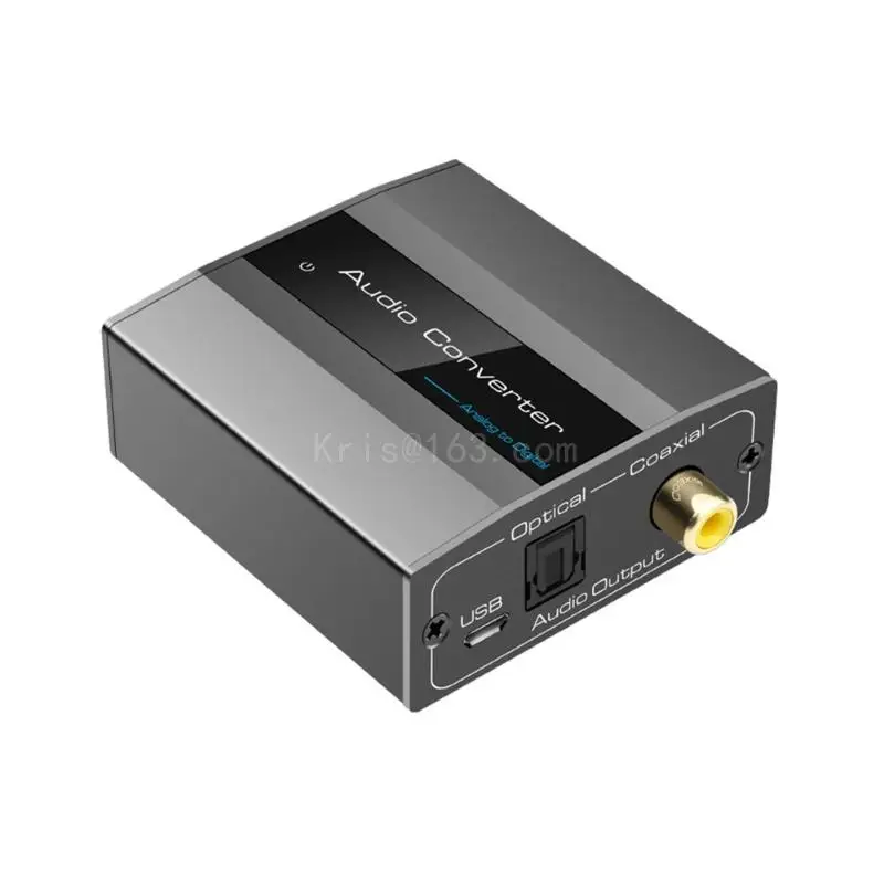 Analog To Digital Audio Converter RCA To Optical With Optical Cable Audio Digital Toslink And Coaxial Audio Adapter