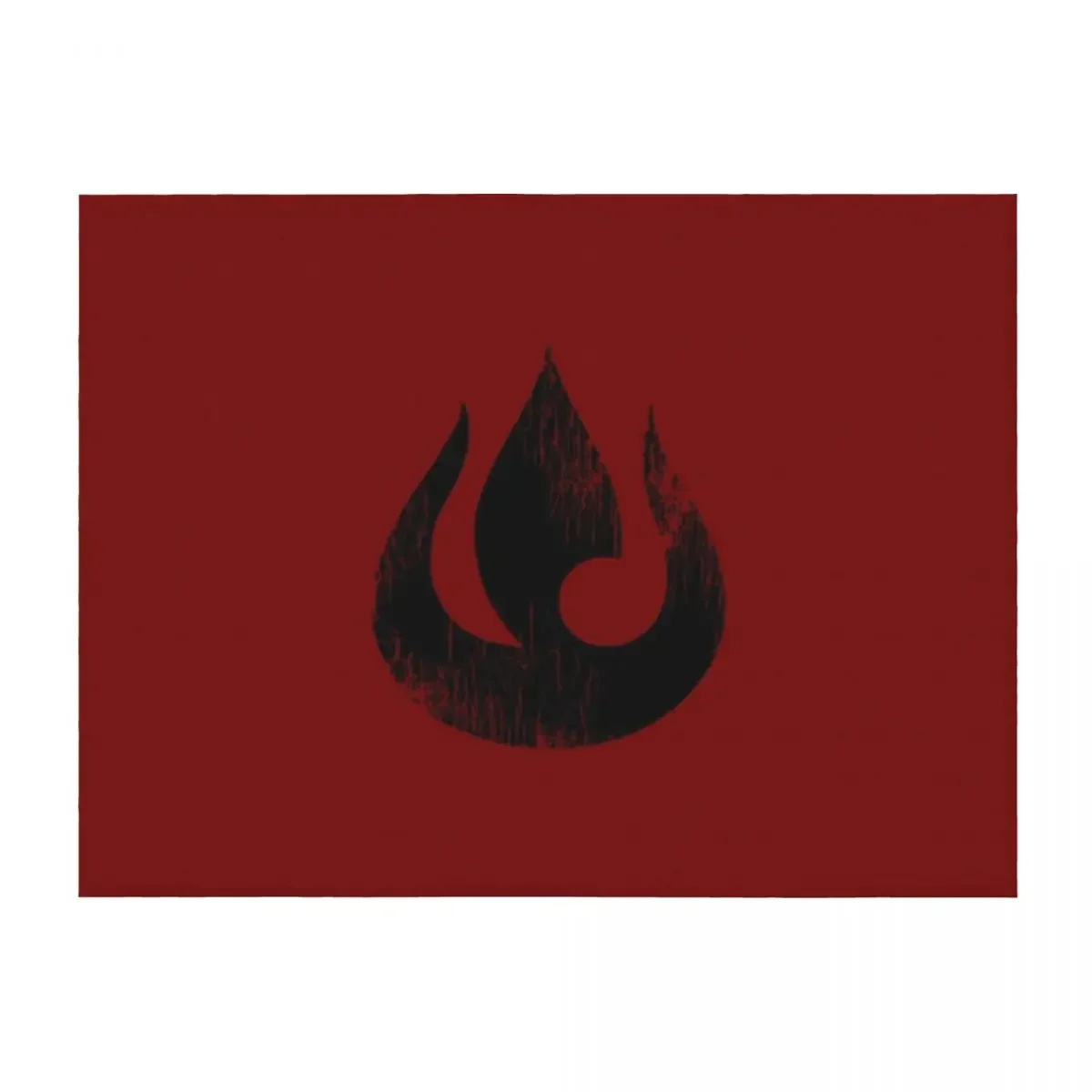 

Fire nation banner Throw Blanket halloween Luxury Brand Loose Stuffeds Blankets