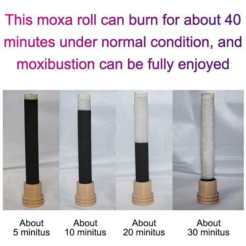 Smokeless Moxa Sticks Wormwood Moxibustion Roll Burner Chinese Medicine Moxas Therapy Acupuncture Massage Warm Uterms Meridian