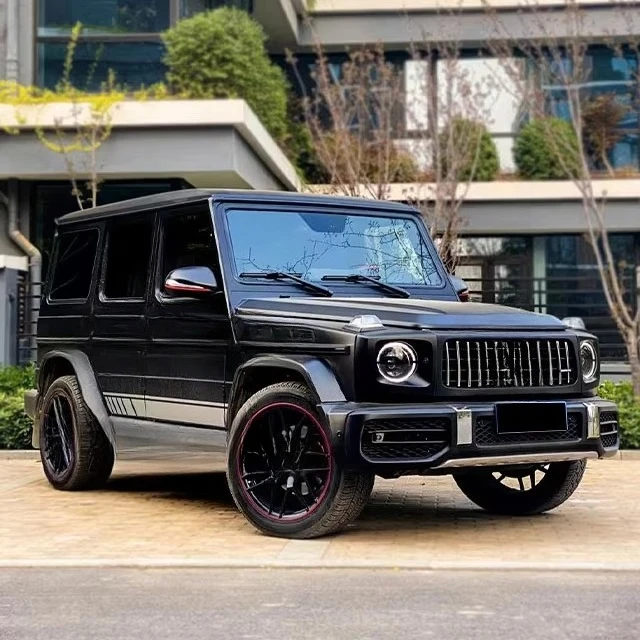 G Class Exterior Modification Kit Front & Rear Bumper Upgrade With Headlight Grille Decoration Includes Steering Wheel Desk