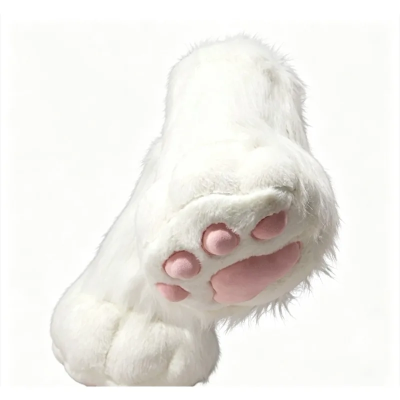 Bird Wings Furry Plush Animal Claws Wearable Cosplay Props Plush Furry Cat Claw Gloves Comic Show Costume