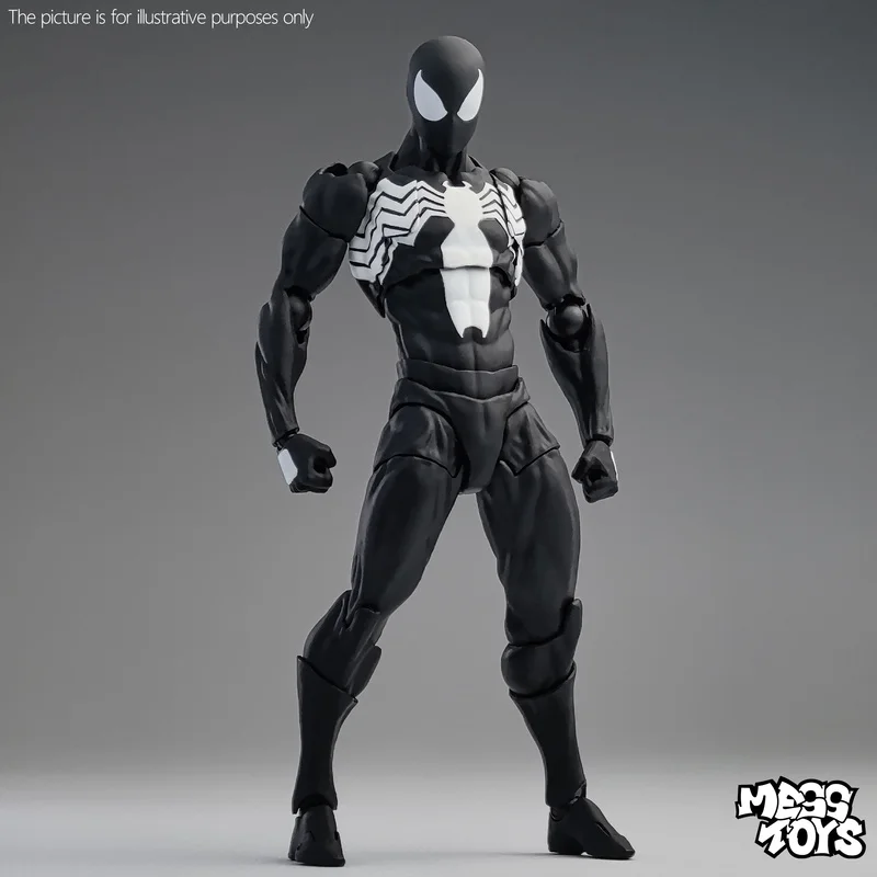 

Mess Toys Spider CT Toys Black Red Spider Black Suit Neighbor Symbiote Scarlet Spider Kaine Parker Anime Action Figure Toys Gift