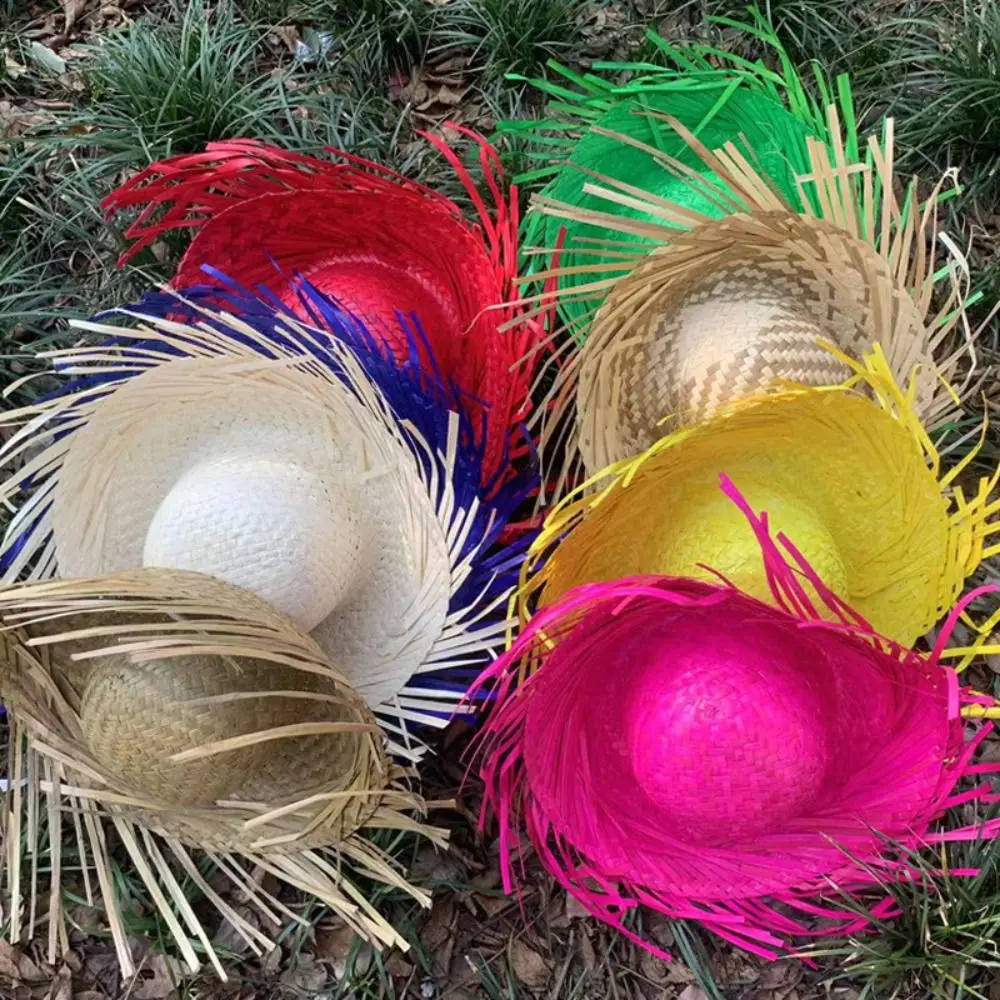 

Unisex Foldable Straw Fishing Hat UPF Sun Protection Fashion Beach Sunscreen Travel Gardening Casual Daily Head Accessory
