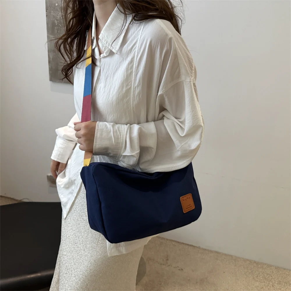 Crossbody Bag Spacious Fashion Messenger Bag Large Capacity Tote Sporty Korean Bag For Shopping Traveling Daily Use