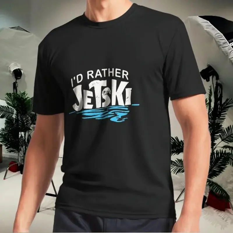 Jet ski Active T-Shirt Logo Men's T-Shirt Funny Size S to 5XL