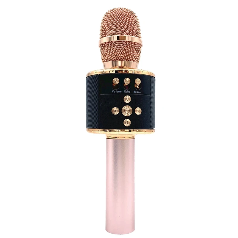 

СВЕТОДИОДНЫЙ беспроводной Bluetooth-микрофон, 7 цветов, портативный микрофон Ktv, микрофон для караоке, музыкальный проигрыватель