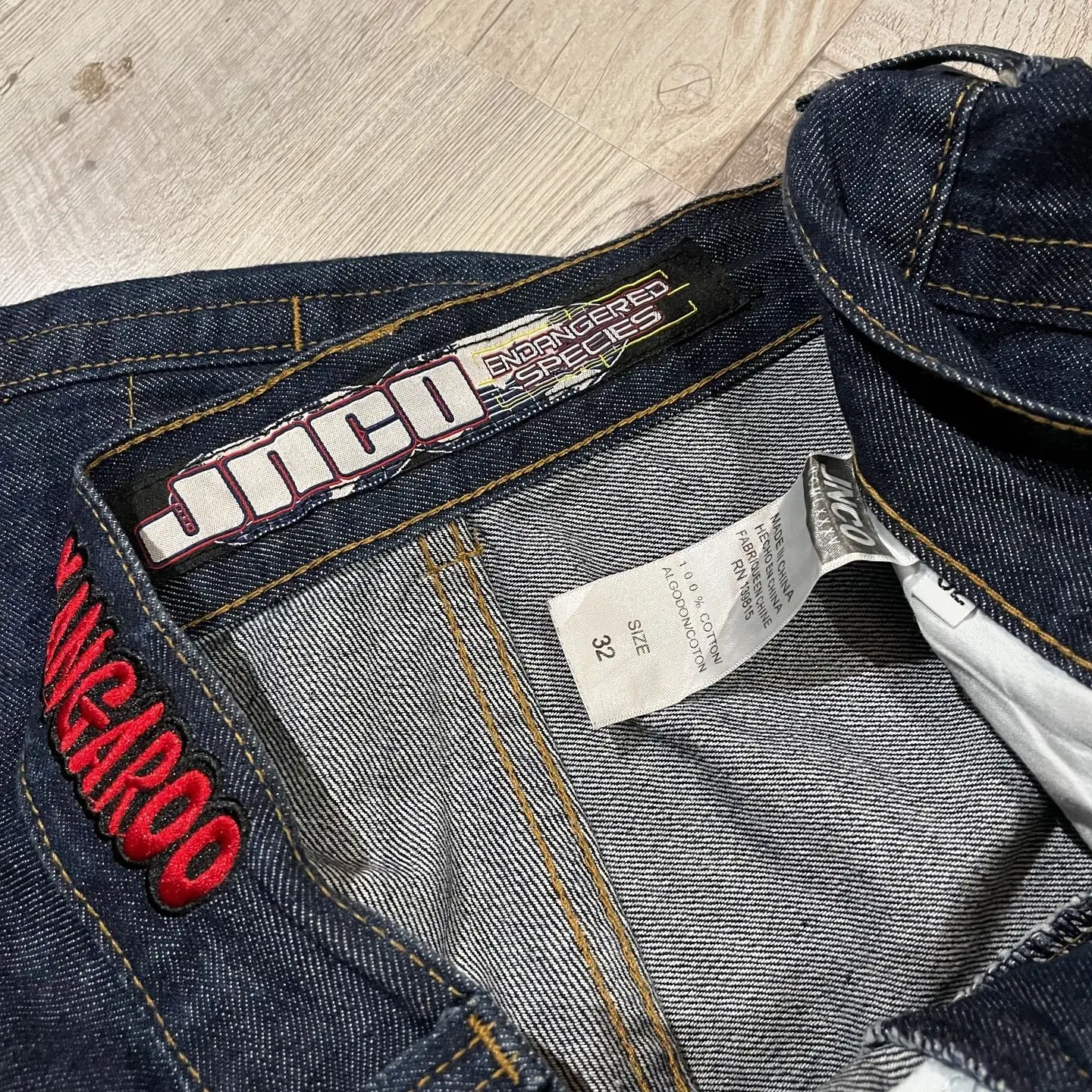 JNCO-Y2K Baggy Jeans Masculina e Feminina, Vintage, Bordada, Hip Hop, Alta Qualidade, Goth, Streetwear, Casual, Perna Larga, Harajuku