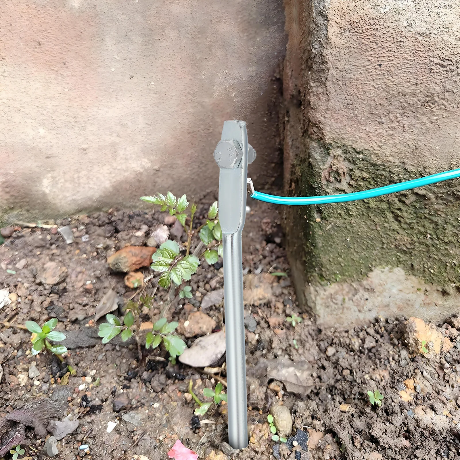 Grounding Rod for Earthing Fence Wire Sturdy Iron Easy Installation Home Appliance Protection Outdoor Project Household Use