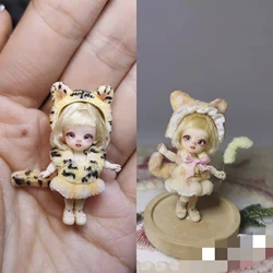 Mini 3.5cm 4cmBJD doll clothes mini doll kitten tiger clothes