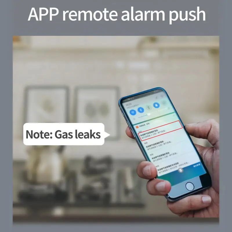 Tuya-Détecteur de fuite de gaz naturel, capteur de fuite de GPL avec alarme sonore, surveillance à distance, sécurité de protection, Wi-Fi, Google