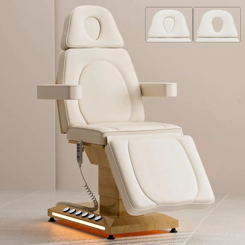 Fully  Electric Massage Table for Esthetician, Professional Treatment Table Facial Bed Used in Spa Beauty Salon