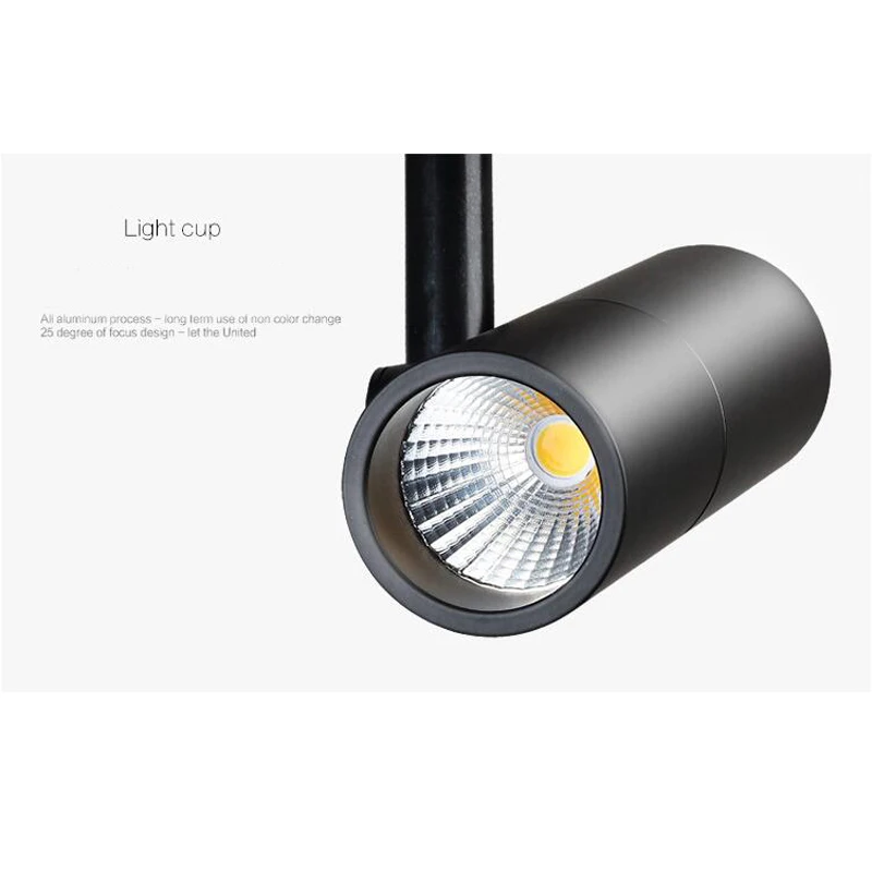 LED Spoor Licht 5W 7W 10W 220V Kledingwinkel Achtergrond Muur COB بقعة Verlichting متجر غرفة نوم غرفة المعيشة الحديثة الإضاءة