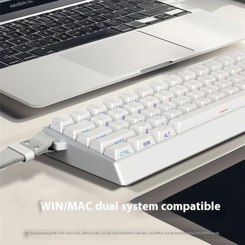 Iyx-Clavier mécanique filaire Mu68 Pro Gamer, commutateur magnétique, rétro4.2 RVB, échange à chaud, E-Sports, clavier de jeu Rt