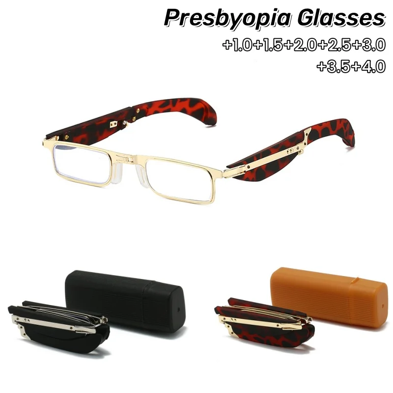 

Compact and Convenient Foldable Reading Glasses with Personalized Design Anti-blue Light Protection Eyeglasses +1.0 To +4.0
