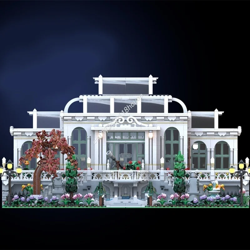 6190pcs MOC Grand Botanic Palace Garden Modulared Model Building Blocks Architecture Toys DIY Brick Kids Christmas Gift Birthday