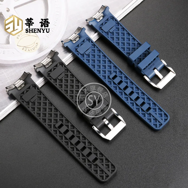 حزام مطاط Shenyu لسلسلة الساعات البحرية IWC ، سوار ساعة سريع التحرير ، سوار ، ساعة ، كرونوغراف مائي ، IW356802 ، IW376705
