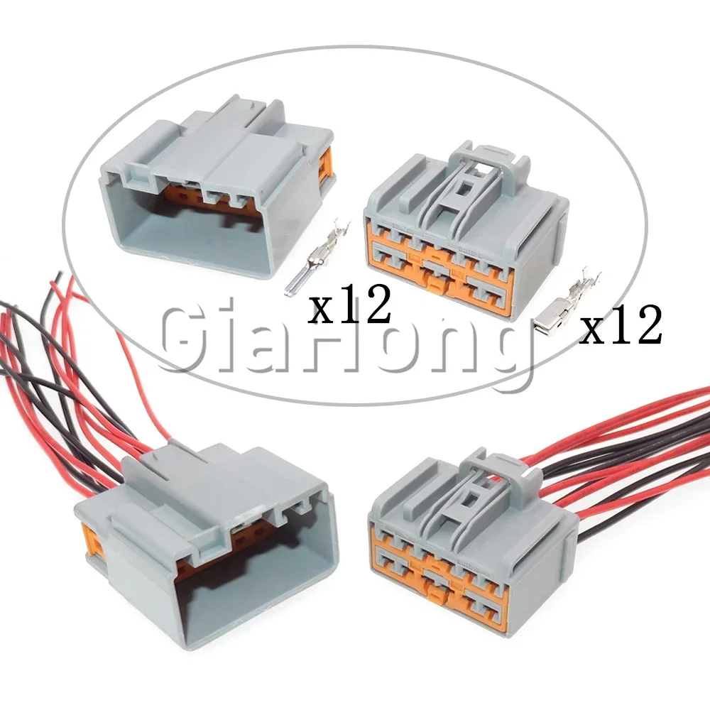 

Комплект из 12-контактного разъема 7282-6467-40 для автомобильного аудиокабеля, для Ford 7283-6467-40, для электропривода двери багажника, жгут проводов, штекер