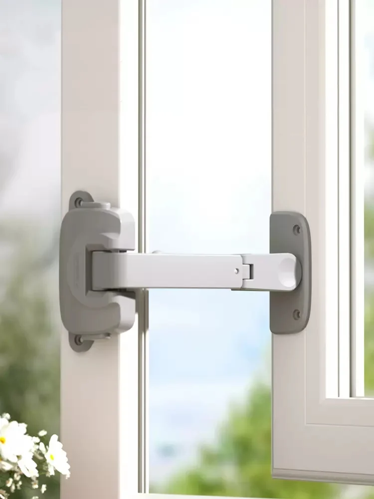 Window Safety Lock Child Anti-fall Window Opening Windproof Fixed Limiter