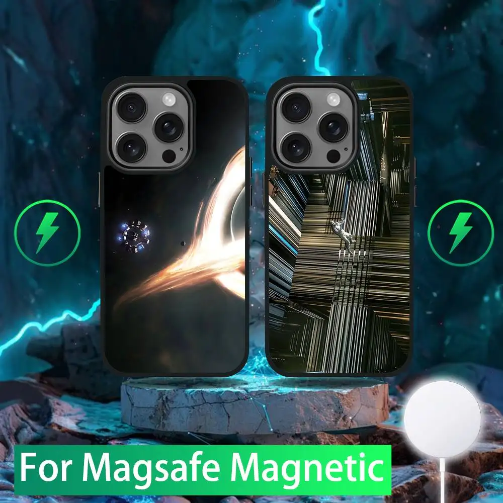 

I-Interstellar Phone Case For iPhone 16,15,14,13,12,11,Pro,Max,Plus,Mini,SE New Magsafe Magnetic Wireless Charging