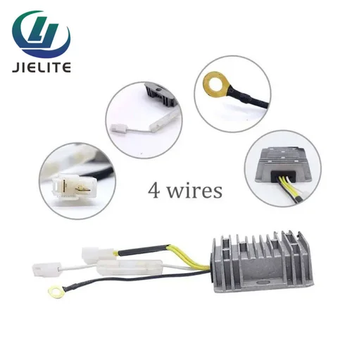 Estabilizador de generador diésel 170F 178F 186F 12V, regulador de voltaje automático AVR para piezas de generador KDE3500 KDE5000 KDE6500