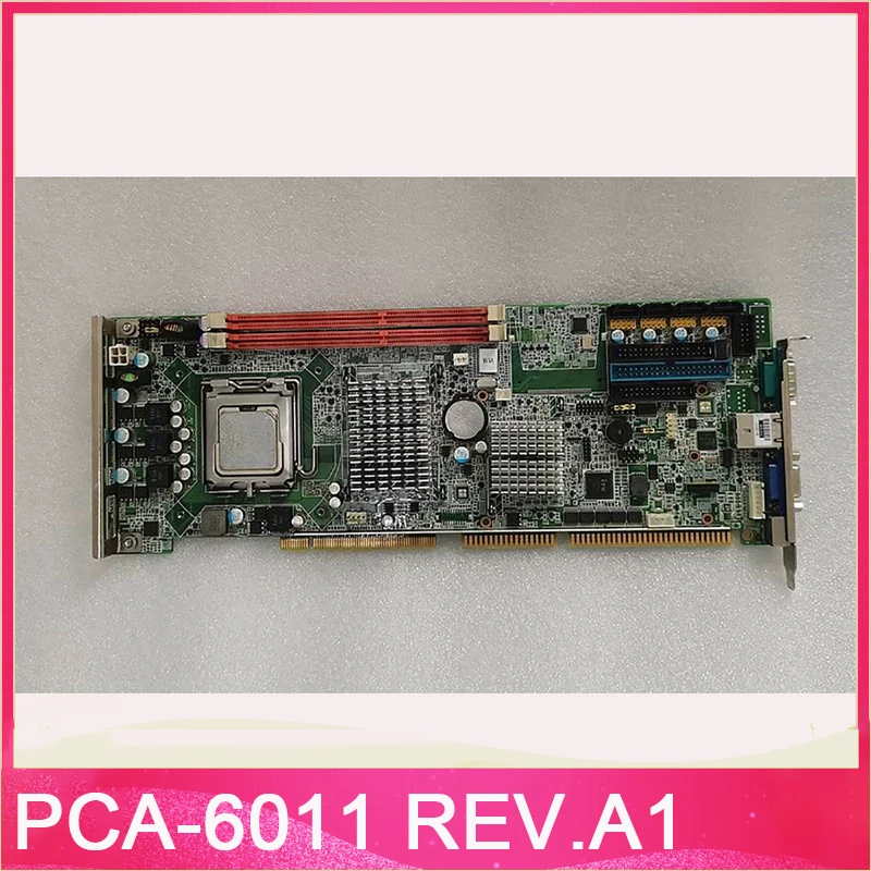 For Advantech Full-length industrial Computer Motherboard PCA-6011VG PCA-6011 REV.A1