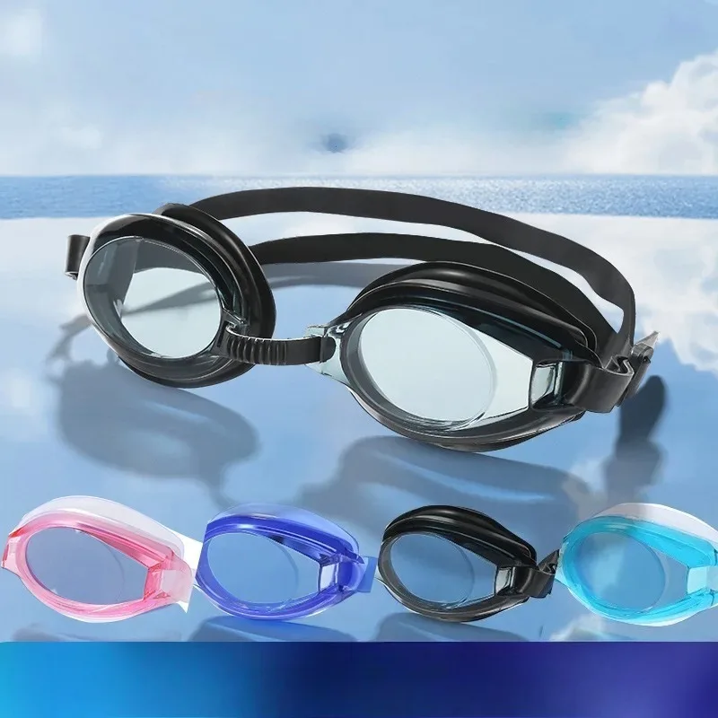 Anti-Fog Anti-UV High-Definition Swimming Goggles - Adjustable Silicone Flat Mirror for Adults, Boys & Girls view 4