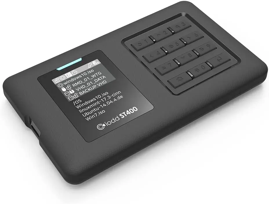 

ST400: Encrypted External Optical Drive, No SSD Included