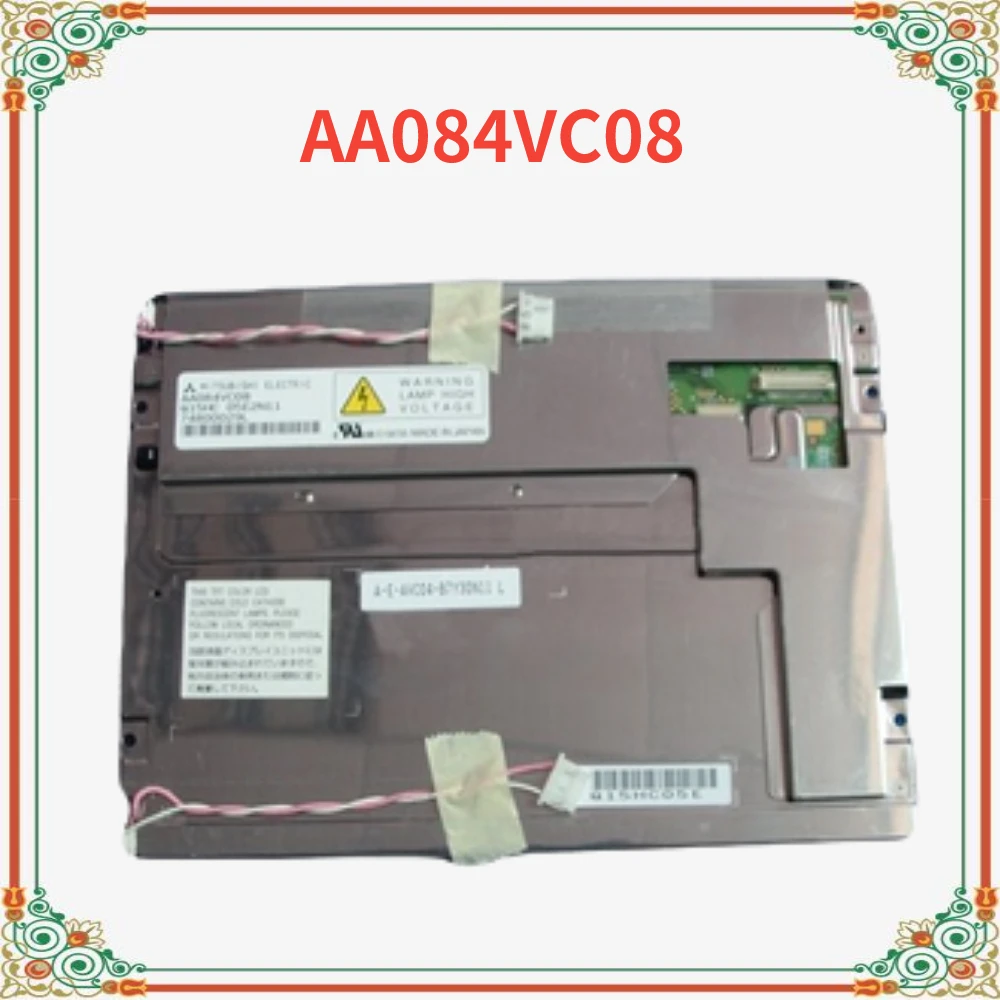 Painel de exibição lcd original aa084vc08 8.4 polegadas ccfl 640*480 perfeito funcionando totalmente testado