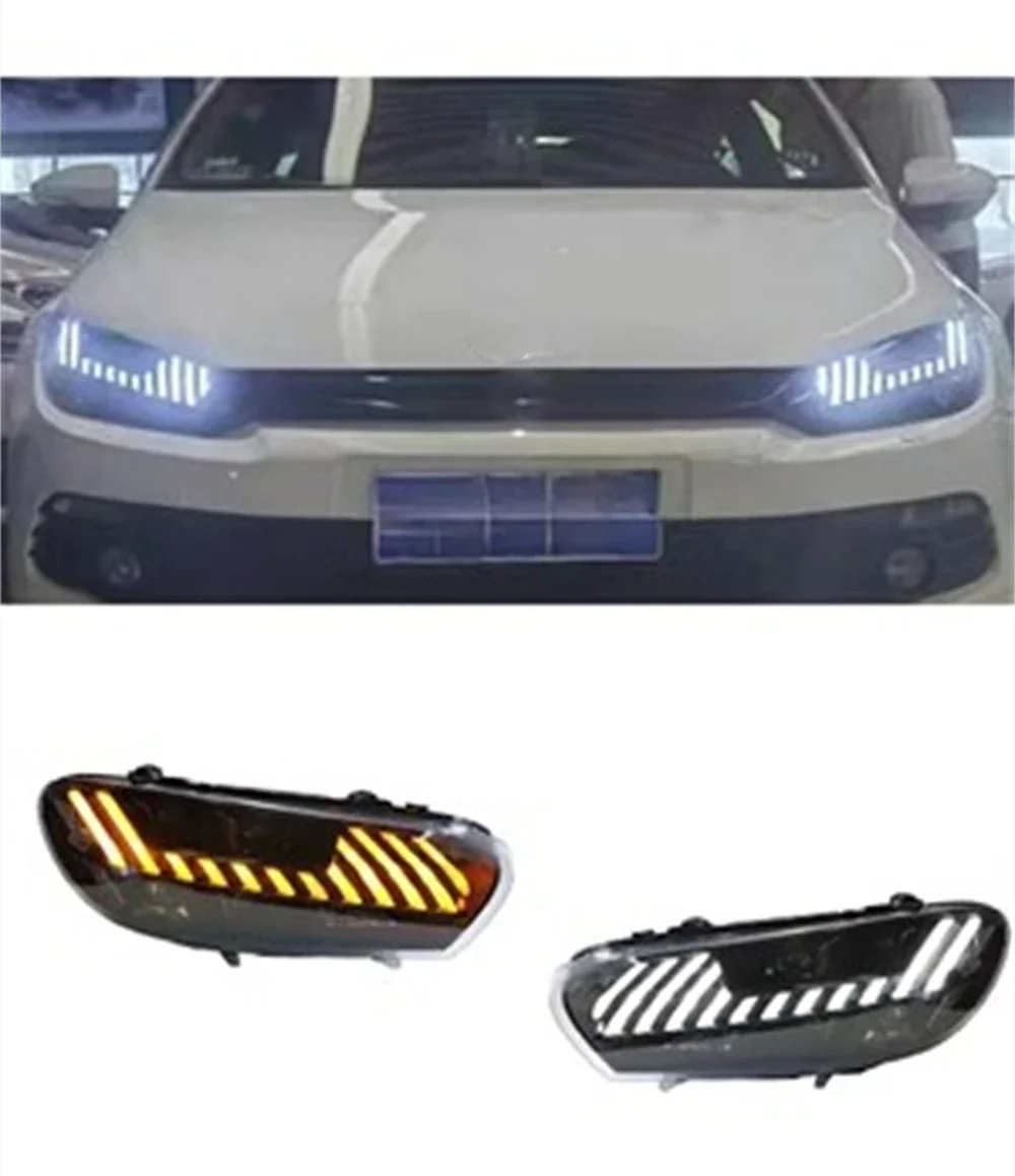 

Car front lamp Headlight assembly For Volkswagen vw Scirocco 1.4T 2.0T RS daytime running light DRL turn signal 2pcs
