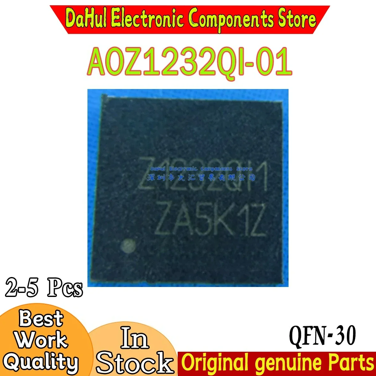 (2-5piece)100% New AOZ1232QI-01 AOZ1232QI1 Z1232QI1 Z1232Q11 QFN-30
