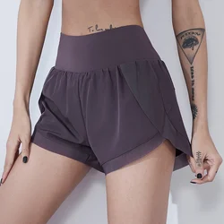 Hotty Hot Summer Women's Sport Run Female Cycling Skirt Shorts Mesh with Pocket Quick-dry Gym Yoga Wear High Waist Workout Pant