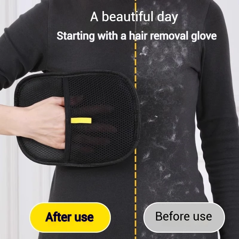 

Electrostatic Hair Removal Gloves Pets Bidirectional Bristle Brush Sticky Hair Artifact Cat Dog Hair Cleaning Home Scraper