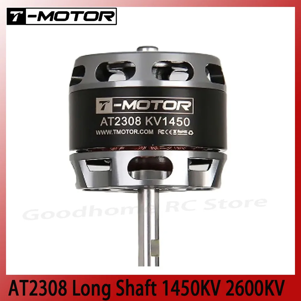 T-MOTOR AT2308 Long Shaft 1450KV 2600KV Brushless Motor For RC Fix Wing Airplane