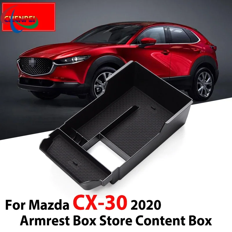 

Car Armrest Box Storage Center Console Organizer Container Holder Box For Mazda CX-30 Car Accessories