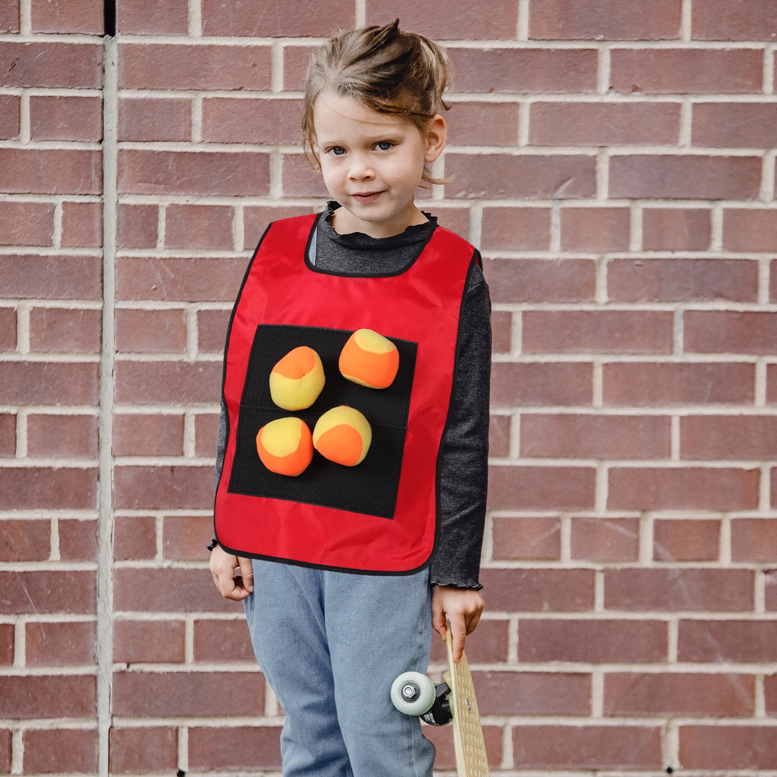 

10 pcs Kids 10 Sticky Vest For Soft Balls Polyester Sticky Ball Toy Ball Game
