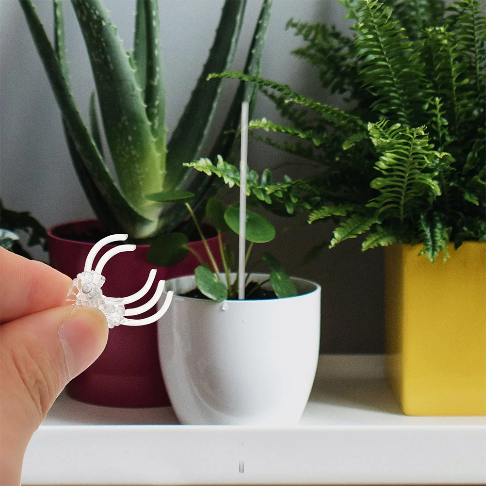 

1 Set Acrylic Support Sticks Clear Reusable Garden Stem Holder For Orchid Branches Vines Growth Promotion Stable Clip Included