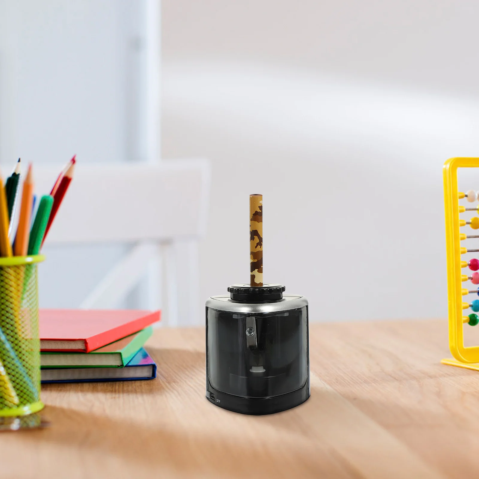 

Electric Sharpener Portable Mini Automatic Kids Pencil Sharpener Multi-Functional Pencil Sharpening Tool School Office Home