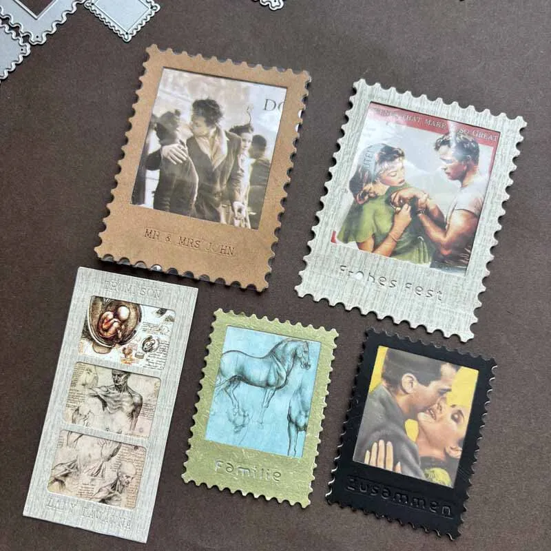 Stempel Rahmen Metall Stanzformen Form Scrapbooking Papier Handwerk Form Punch Vorlage Präge Schablone 1PCS