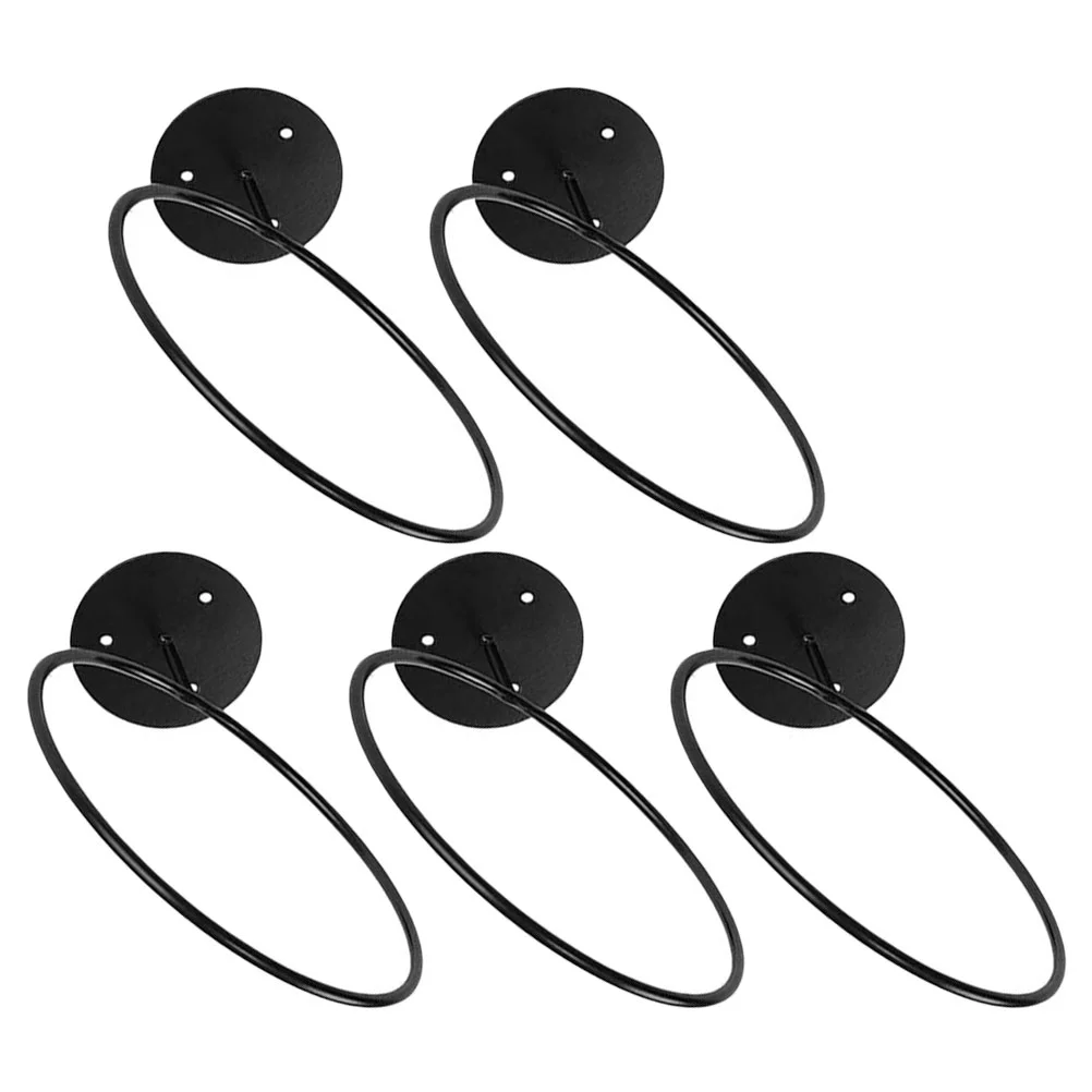 

5 Pcs Basketball Storage Mount Mounted Holder Hoop Accessories Sports Iron Football Racks Fitness Soccer