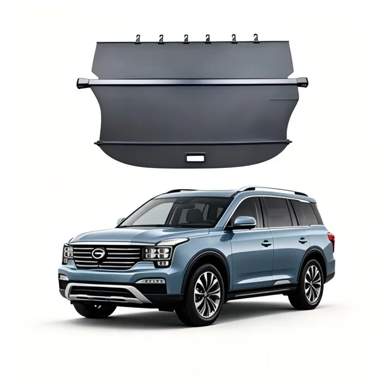 Cargo Cover Trunk Privacy Shade Rear Security Partition Anti-Theft Shield Organizer for GAC Trumpchi GS8 2017-2021